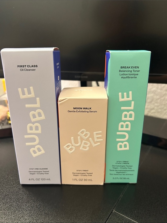 Bubble Other - Bubble Skincare Set - oil cleanser, exfoliating serum and toner